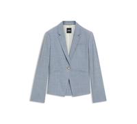 BOSS Slim-Fit Blazer aus melierter Schurwolle - Style Jia9, 50542010 Hellblau 46