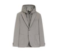 BOSS Slim-Fit Blazer mit integrierter Kapuze - Style C-Hanry-J-Hoodie253F, 50562499 Grau 50