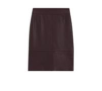 BOSS Slim-Fit Bleistiftrock aus Glattleder - Style Selrita5, 50460741 Dunkellila 46