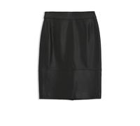 BOSS Slim-Fit Bleistiftrock aus Glattleder - Style Selrita5, 50460741 Schwarz 46