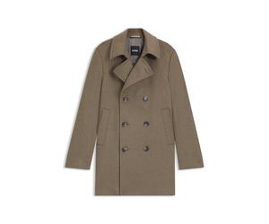 BOSS Slim-Fit Caban aus Woll-Mix mit Kaschmir - Style H-Hyde-Pcoat-254, 50551081 Hellbraun 46