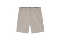 BOSS Slim-Fit Chino-Shorts aus bedruckter Stretch-Baumwolle - Style Chino_Slim_Short_1, 50559292 Grau 38