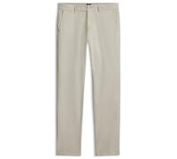 BOSS Slim-Fit Chino aus elastischem Baumwoll-Satin - Style Chino_slim, 50510933 Hellbeige 38/36