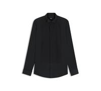 BOSS Slim-Fit Hemd aus bügelleichtem Baumwoll-Satin - Style H-HANK-W-TUX3-DC-254, 50550662 Schwarz 38