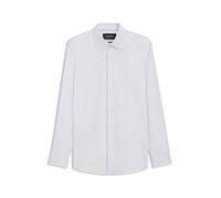 BOSS Slim-Fit Hemd aus elastischem Baumwoll-Mix mit Popeline-Webstruktur - Style L-HAYS-KENT-C1-243, 50525357 Weiß 37