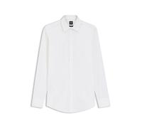 BOSS Regular Fit Hemd extra langer Arm weiss