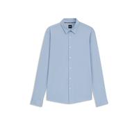 BOSS Slim-Fit Hemd aus funktionalem Stretch-Gewebe mit Struktur - Style P-ROAN-kent-C1-233, 50533434 Hellblau XL