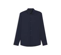 BOSS Slim Fit Businesshemd aus Stretch-Twill Modell 'P-HANK-KENT-C1-222' in Marine, Größe 39