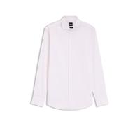 BOSS Slim-Fit Hemd aus gestreifter Stretch-Baumwolle mit bügelleichtem Finish - Style H-HANK-SP-C1-261, 50567021 Hellrosa 43