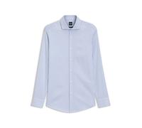 BOSS Slim-Fit Hemd aus gestreifter Stretch-Baumwolle mit bügelleichtem Finish - Style H-HANK-SP-C1-261, 50567021 Hellblau gestreift 38