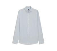 BOSS Slim-Fit Hemd aus in Italien gefertigtem Baumwoll-Chambray - Style H-HANK-SP-C1-261, 50556505 Hellgrün 41