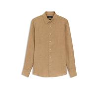 BOSS Slim-Fit Hemd aus in Italien gefertigtem Leinen - Style L-HAYS-KENTW-C-252, 50560284 Beige 38