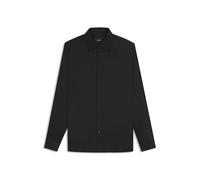BOSS Slim-Fit Hemd aus in Italien gefertigtem Seiden-Twill - Style L-HAYS-KENT-HP-254, 50550753 Schwarz 39