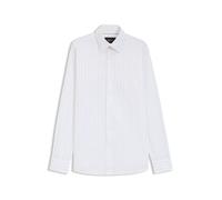 BOSS Slim-Fit Hemd aus in Italien gefertigter, gestreifter Baumwolle - Style L-HAYS-HBD-C1-251, 50544801 Hellbeige 40