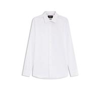 BOSS Slim-Fit Hemd aus in Italien gefertigter mikrostrukturierter Baumwolle - Style L-HAYS-KENT-C1-243, 50570973 Weiß 39