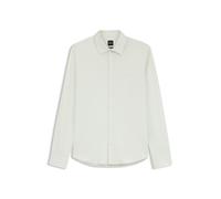 BOSS Slim-Fit Hemd aus meliertem Baumwoll-Jersey - Style Mysoft_2_M, 50519748 Hellgrün XXXL
