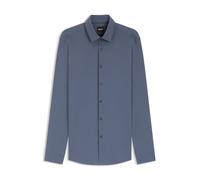 BOSS Slim-Fit Hemd aus Performance-Stretch-Jersey - Style P-HANK-S-K-261, 50555747 Blau 43