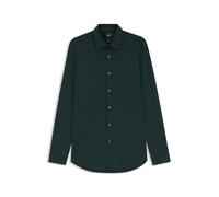 BOSS Slim-Fit Hemd aus Stretch-Baumwolle - Style H-HANK-kent-C1-214, 50469345 Dunkelgrün 41