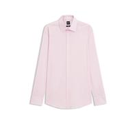 BOSS Slim-Fit Hemd aus Stretch-Baumwolle - Style H-HANK-kent-C1-214, 50469345 Hellrosa 41