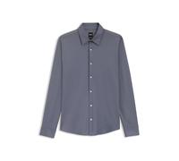 BOSS Slim-Fit Hemd aus strukturiertem Performance-Stretch-Gewebe - Style P-ROAN-K-F-261, 50560631 Dunkelblau XXL