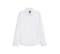 BOSS Slim-Fit Hemd aus strukturiertem Performance-Stretch-Gewebe - Style P-ROAN-K-F-261, 50560631 Weiß M