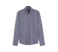 BOSS Slim-Fit Hemd aus strukturiertem Performance-Stretch-Gewebe - Style P-ROAN-K-F-263, 50567146 Dunkelblau XXXL