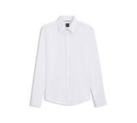 BOSS Slim-Fit Hemd aus strukturiertem Performance-Stretch-Gewebe - Style P-ROAN-K-F-263, 50567146 Weiß XXXL