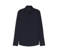 BOSS Slim-Fit Hemd aus strukturiertem Performance-Stretch-Jersey - Style P-HANK-K-261, 50555767 Dunkelblau 46