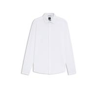 BOSS Slim-Fit Hemd aus strukturiertem Performance-Stretch-Jersey - Style P-HANK-K-261, 50555767 Weiß 45