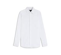 BOSS Slim-Fit Hemd aus strukturierter italienischer Stretch-Baumwolle - Style L-HAYS-KENT-C1-243, 50525359 Weiß 46