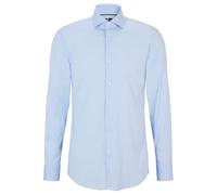 BOSS Slim Fit Hemd blau, Einfarbig