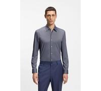 BOSS Slim-Fit Hemd aus strukturiertem Performance-Stretch-Gewebe - Style P-ROAN-K-F-261, 50560631 Dunkelblau XXL