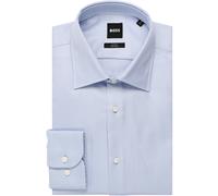 BOSS Slim Fit Businesshemd aus reiner Baumwolle Modell 'HANK' in Bleu, Größe 40