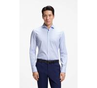BOSS Slim Fit Hemd hellblau, Gestreift
