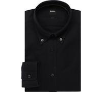 BOSS Black Hemd Herren Slim Fit Langarm Oxford blau, M
