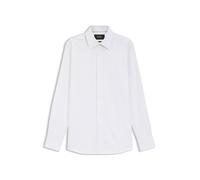 BOSS Slim-Fit Hemd mit Streifen aus in Italien gefertigter Baumwolle - Style L-HAYS-KENT-C1-243, 50560358 Weiß gestreift 44