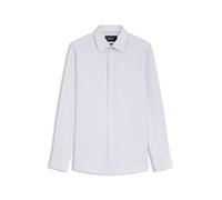 BOSS Slim-Fit Hemd mit Streifen aus in Italien gefertigter Baumwolle - Style L-HAYS-KENT-C1-243, 50566177 Weiß 43
