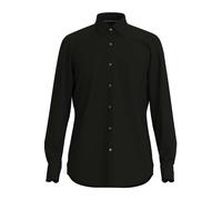 Hank Slim Fit Shirt Black Schwarz L