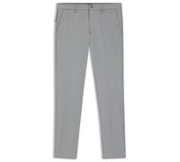 BOSS Slim-Fit Hose aus elastischem Baumwoll-Mix - Style P-Kaiton1-Zip, 50543945 Silber 38/34