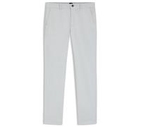 BOSS Slim-Fit Hose aus überfärbtem elastischem Satin - Style Chino_slim, 50510933 Hellgrau 32/34