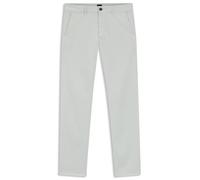 BOSS Slim-Fit Chino aus elastischem Baumwoll-Satin - Style Chino_slim, 50510933 Silber 32/32