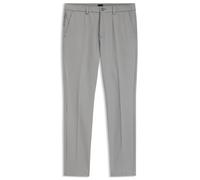 BOSS Slim-Fit Hose aus Vier-Wege-Stretch-Gewebe - Style P-Kaiton1-Zip, 50543945 Hellgrau 33/32