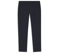 Stretch-Hose BOSS GREEN "T_Commuter-Slim", Herren, Gr. 50, N-Gr, blau (dunkelblau402), Web, Obermaterial: 95% Polyester, 5% Elasthan, unifarben, casual, slim fit lang, Hosen, in schmaler Passform (781