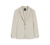 BOSS Slim-Fit Jacke aus elastischem Baumwoll-Seersucker - Style C-Hanry-262, 50561894 Hellbeige 48