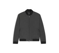 BOSS Slim-Fit Jacke aus knitterfreiem Gewebe - Style P-Hanry-JBMBWGPK261F, 50554155 Silber 54
