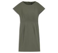 BOSS Slim-Fit Kleid aus italienischer Stretch-Wolle - Style Dinerah, 50566941 Dunkelgrün 36