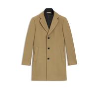 BOSS Slim-Fit Mantel aus Baumwoll-Mix mit herausnehmbarem, gepolstertem Innen-Layer - Style H-Hyde-Bib-254, 50556711 Beige 50