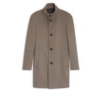 BOSS Slim-Fit Mantel aus italienischem Gewebe mit Stehkragen - Style H-Hyde-SU-264, 50571853 Hellbraun 106