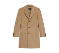 BOSS Slim-Fit Mantel aus Woll-Mix mit Kaschmir - Style H-Hyde-254, 50549187 Beige 48
