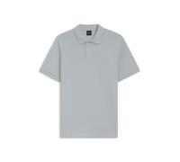 BOSS Slim-Fit Polohemd aus Stretch-Baumwolle mit Logo-Aufnäher - Style Passenger, 50507803 Hellgrau S